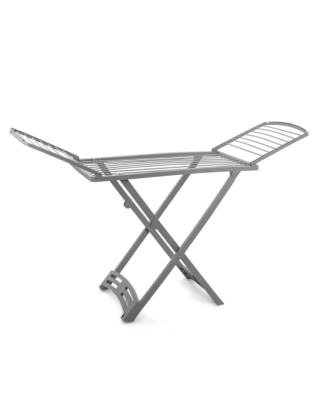 Drying Rack Rattan Helal and star Grey