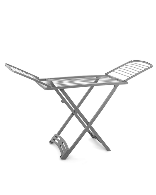 Drying Rack Rattan Helal and star Grey