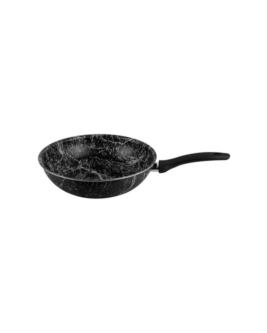 Grandi Cook Marble Deep-Frypan 28 - Marble Black