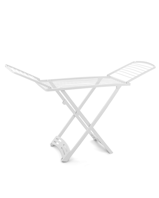 Drying Rack Rattan Helal and star - White