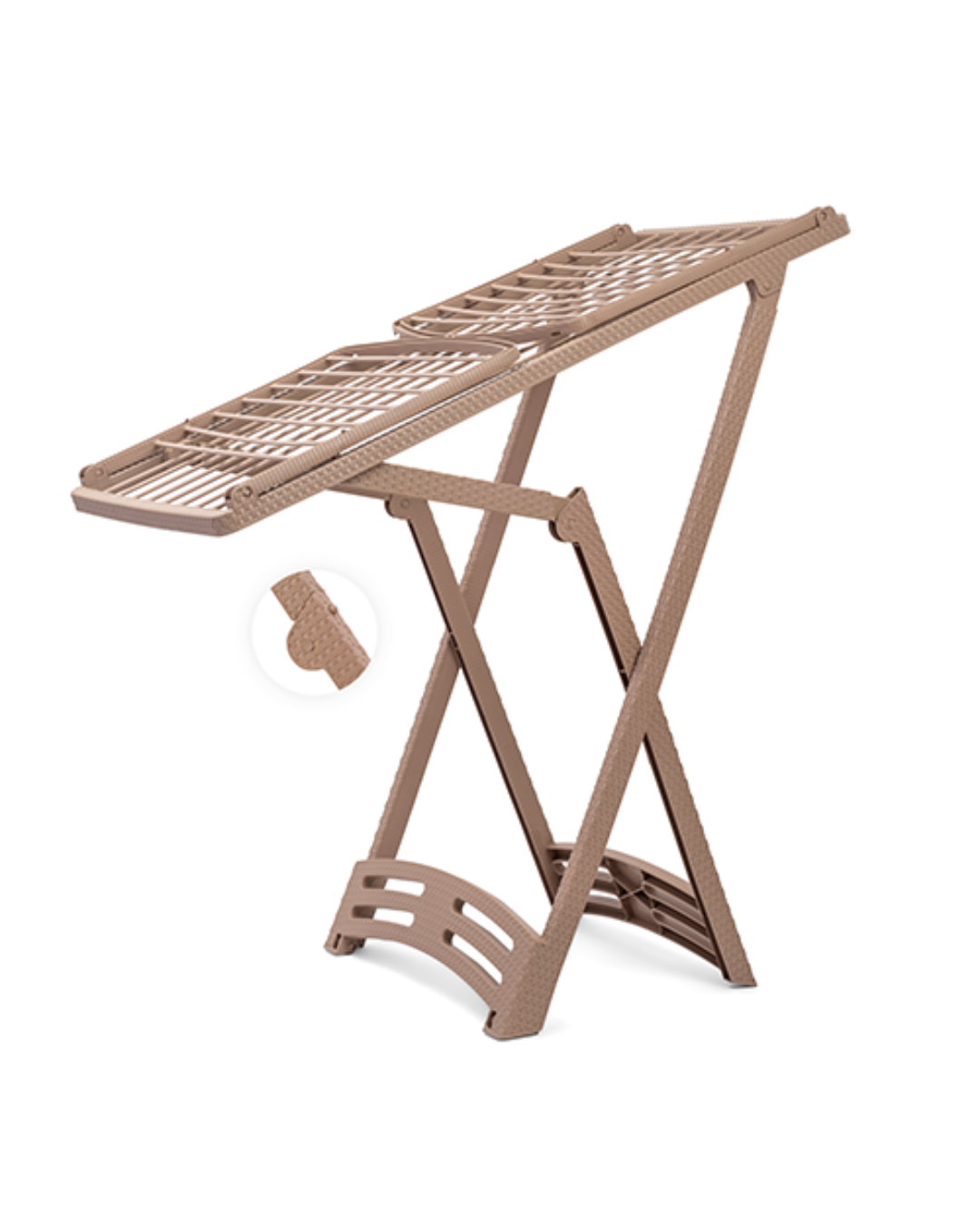 Drying Rack Rattan Helal and star - BeigeCafe