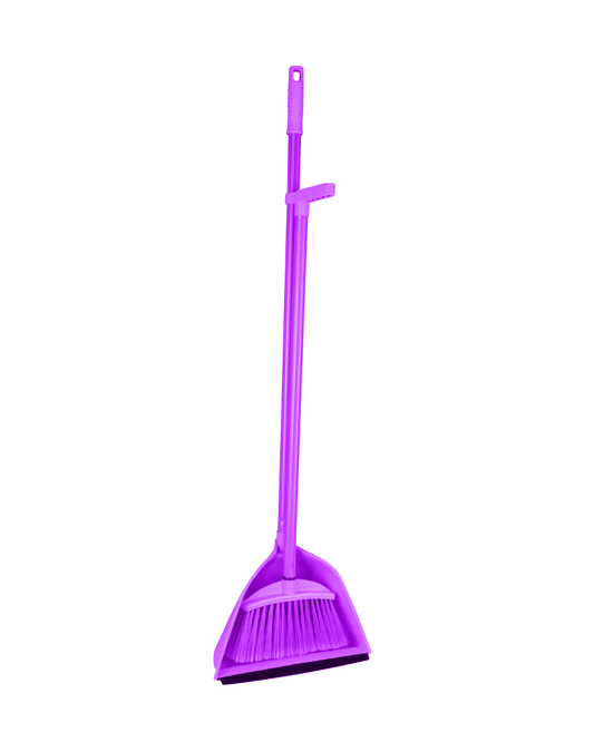 Helal and Star Dustpan and Brush Mongiz purple