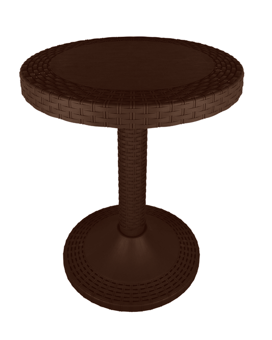 El helal and star Carmin Table 60X60 Brown