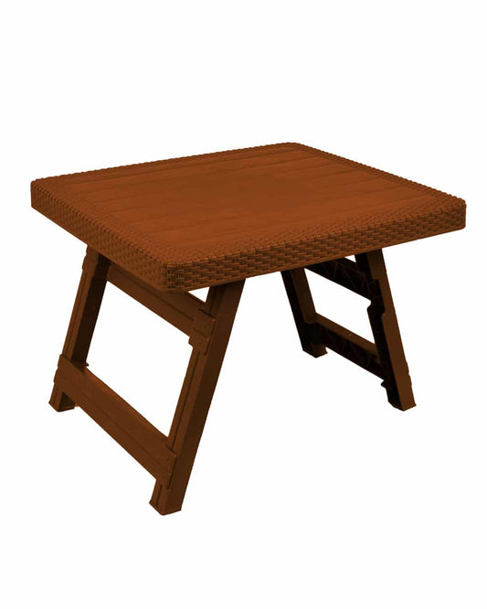 Safeer Diana Table Small - Folding Table - Plastic Leg - Brown