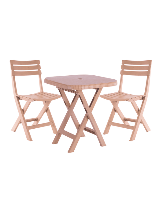El helal and star Mobile set 2 chairs and tables BeigeCafe