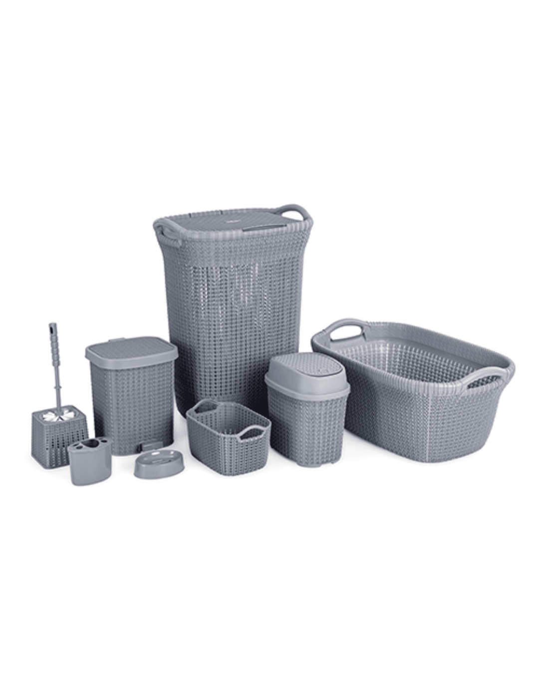El helal and star Palm set of 8 Gray