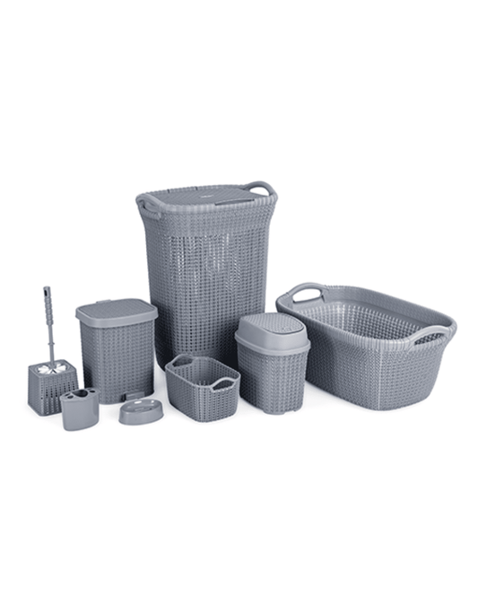 El helal and star Palm set of 8 Gray