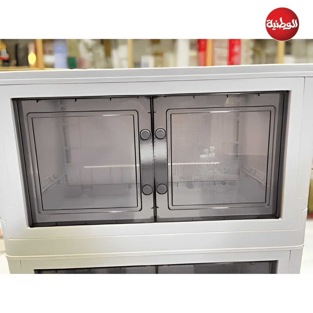 EL Watania PRIME Cupboard MINI ELITE 4 DOOR LIGHT Gray
