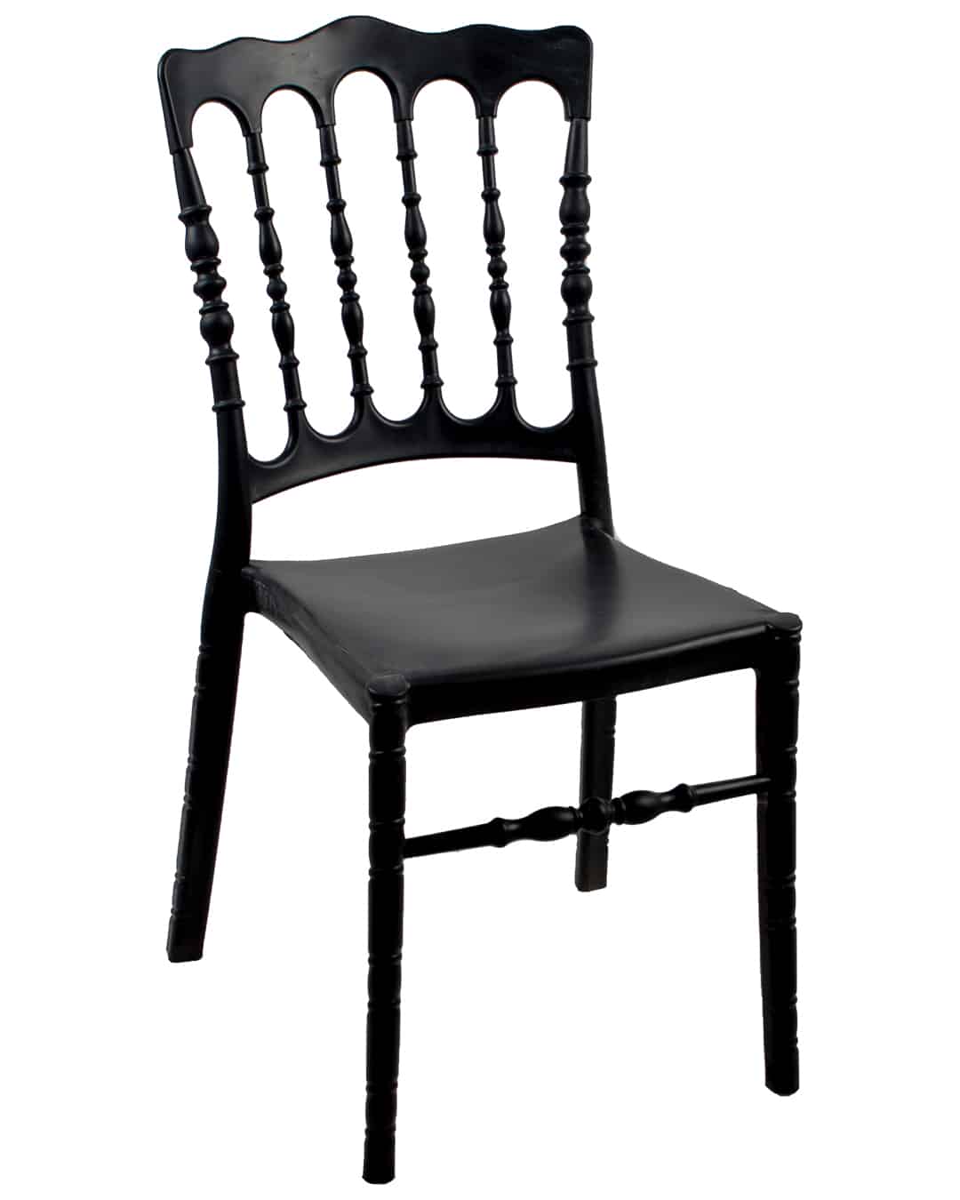 Safeer Arosa Chair - Dining Chair - Plastic Leg - Black