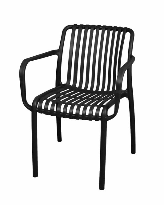 Safeer Classico Chair - Armchair - Plastic Leg - Black