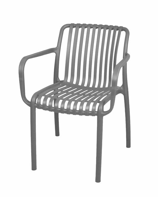 Safeer Classico Chair - Armchair - Plastic Leg - Grey