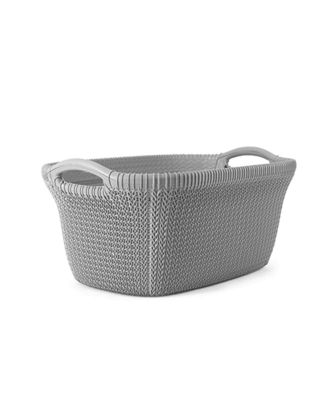 El helal and star Laundry Basket Palm Oval Gray