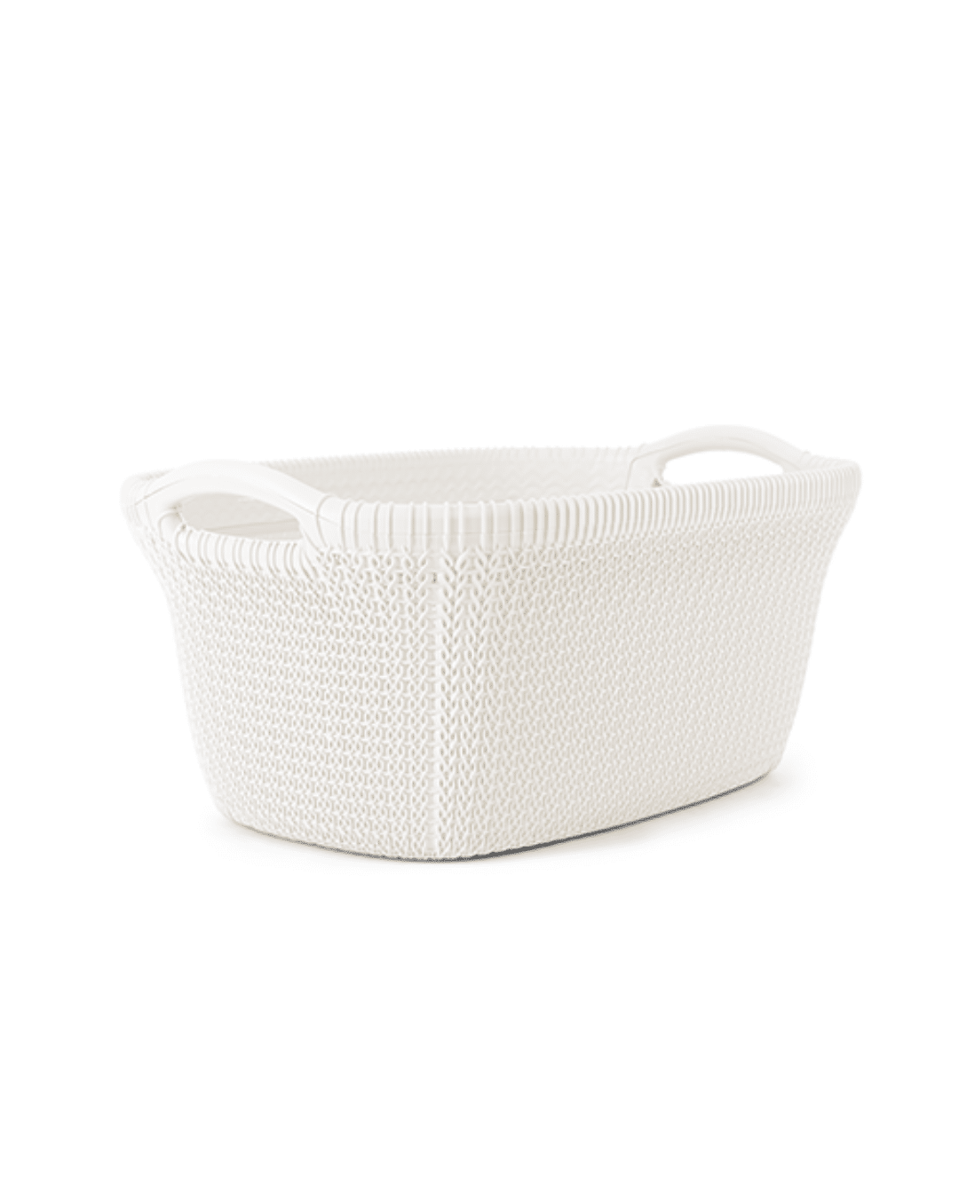El helal and star Laundry Basket Palm Oval White