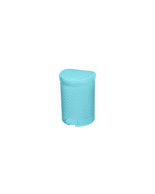 El helal and star Ratan Trash bin small Babyblue