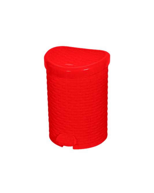 El helal and star Ratan Trash bin Medium Red