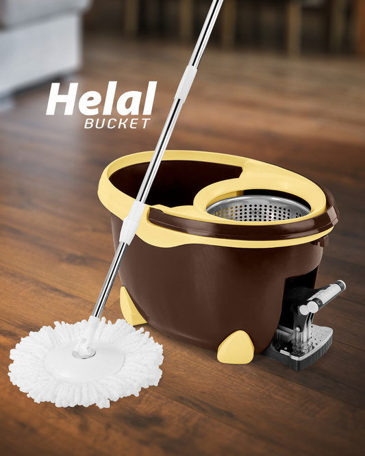 Helal and Star Magico Bucket Brown and beige