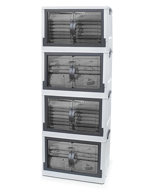 EL Watania PRIME Cupboard MINI ELITE 4 DOOR LIGHT Gray